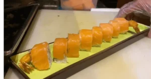 Super Salmon Crunch Roll Recipe