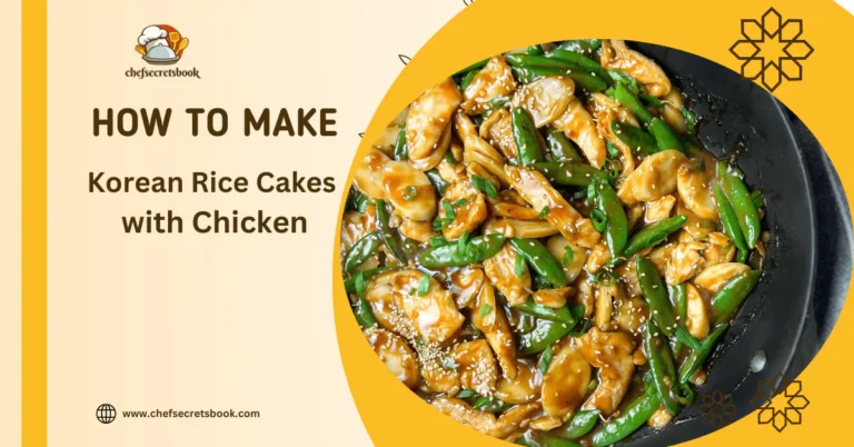 Korean Rice Cakes with Velvety Chicken: A Culinary Delight 4 Korean Rice Cakes with Velvety Chicken